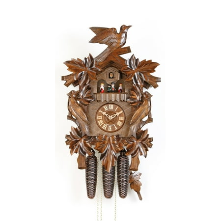 Cuckoo Clock Seven Leaves, three Birds KA 3675/8 EX N