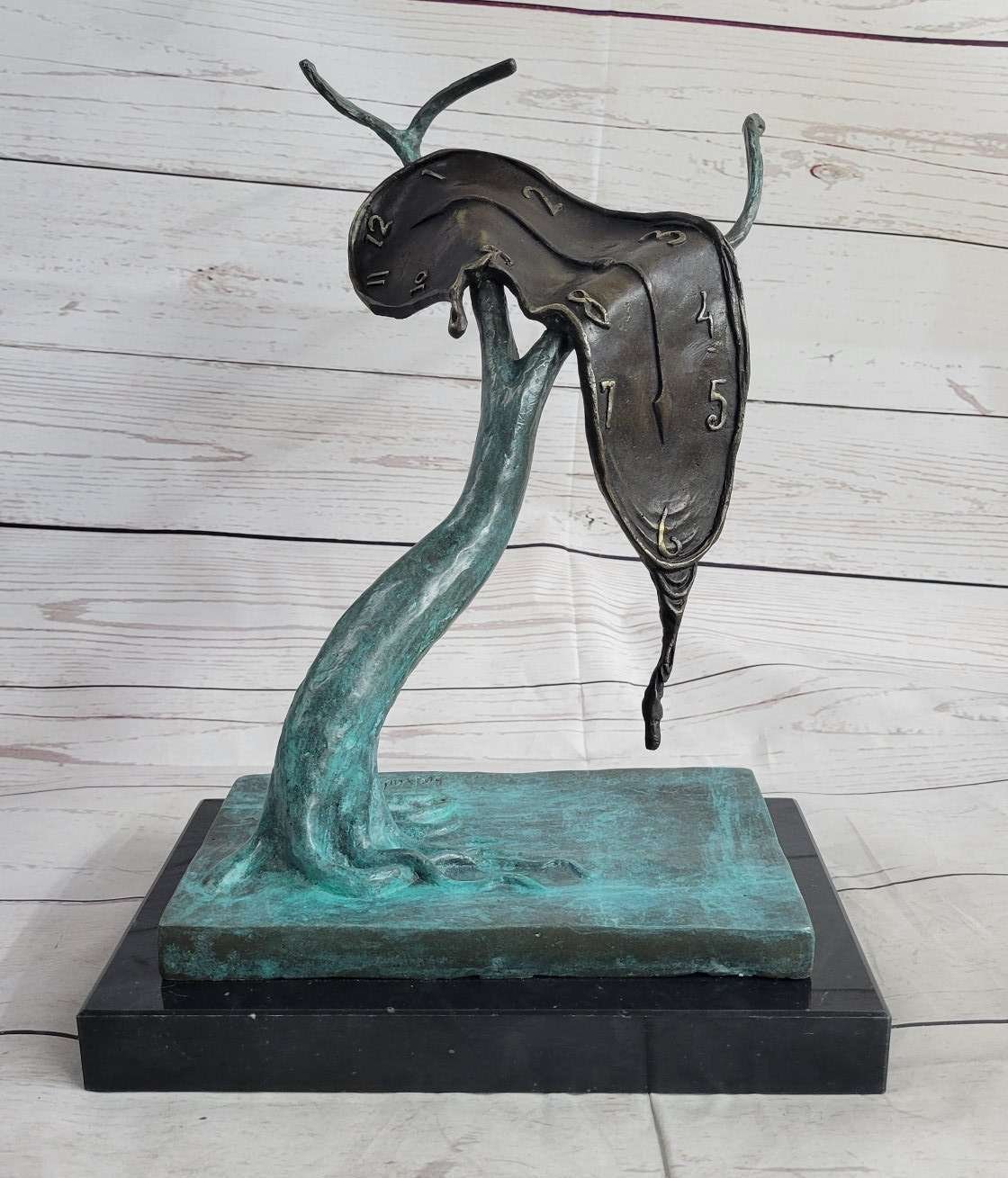 Dali Melting Clocks Handcrafted Museum Quality Detailed Classic Clock Bronze