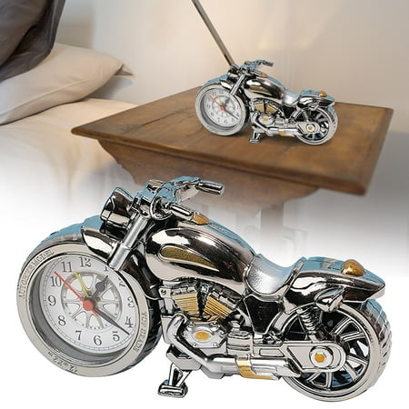 DBYLXMN Motorcycle Shaped Alarm Clock Unique Design To Light Up Every Morning. 30 Second Timer