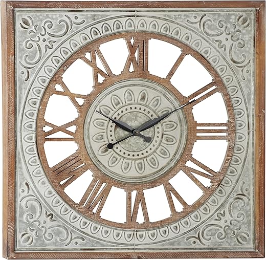 Best Large Square Metal Wall Clocks