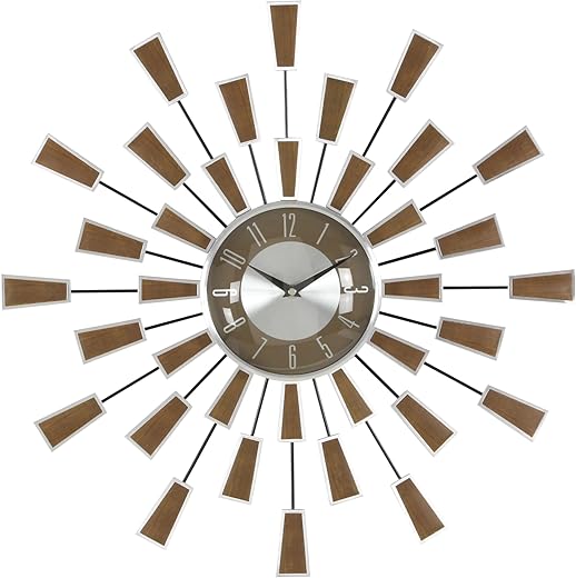 Deco 79 Modern Metal Wall Clock, 22