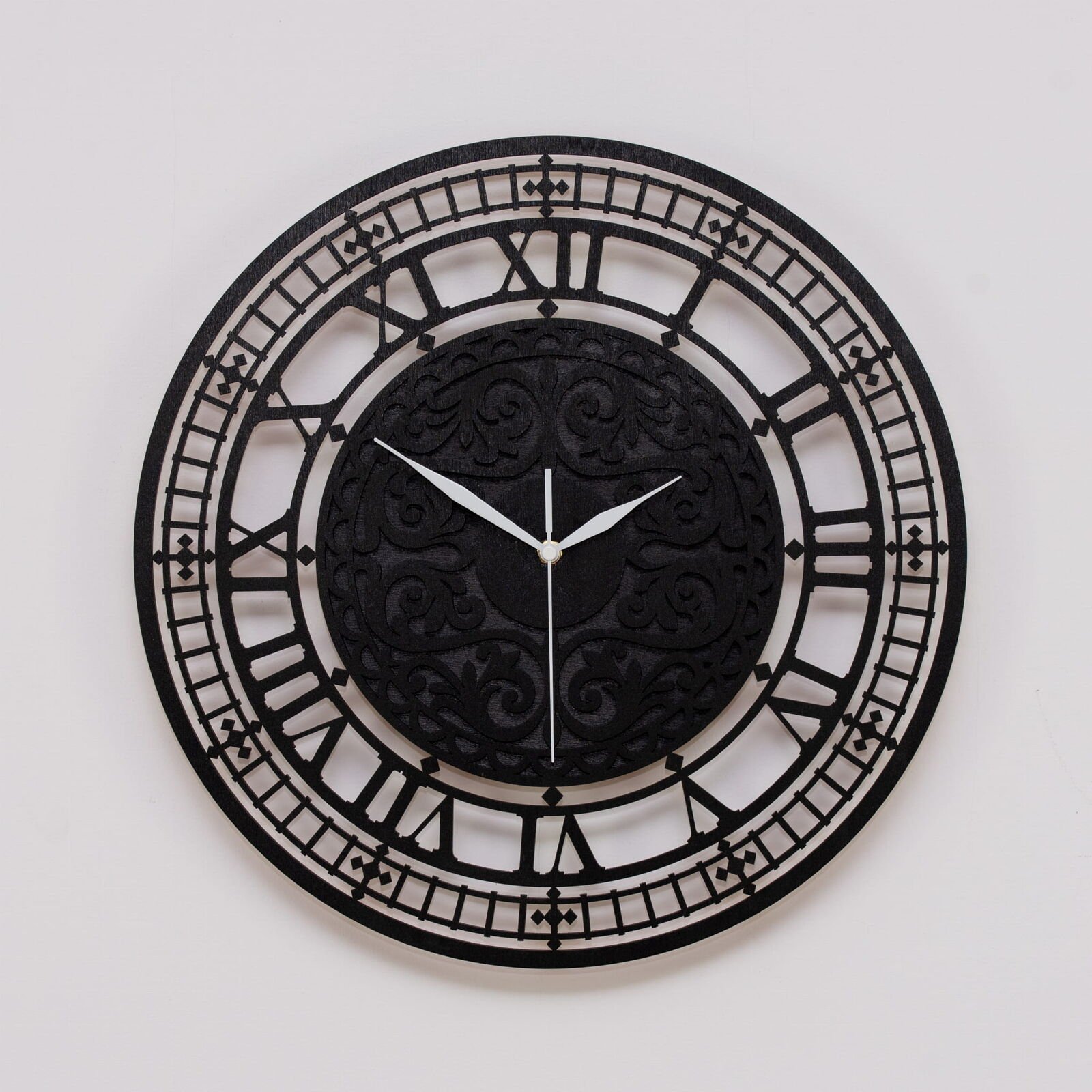 DECORATIVE OPENWORK VICTORIAN CLOCK