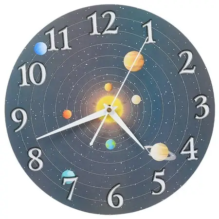 Decor for Bedroom House Warming Present Wall Clock Artistic Mute Design Number Office