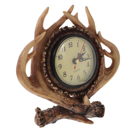 Deer Horn Alarm Clock Fine Craftsmanship Desk Decoration Fashion Antlers