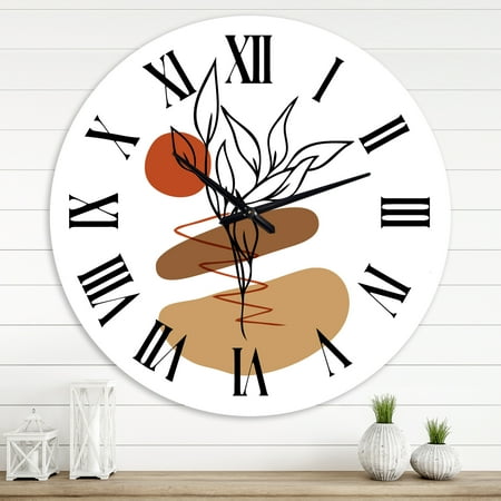 Designart 1 in Quartz Modern/Contemporary Wall Clock