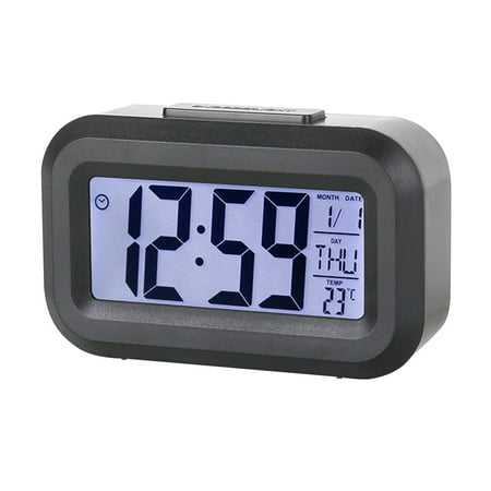 Digital Clocks Large Numbers For Living Room,Electronic Clock Simple Digital Clock,Digital Clocks Battery,Led Clock,Three-Dimensional Digital Display Snooze Alarm Clock,12/24h Switching