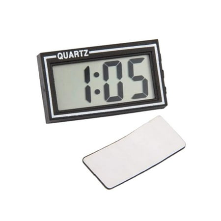 Digital LCD Dashboard Clock Electronic Table Time Calendar with Kickstand