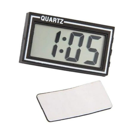 Digital LCD Dashboard Clock Electronic Table Time Calendar with Kickstand