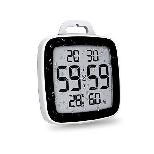Digital Shower Clock with Timer - Waterproof Shower Timer for Kids & Adults -...