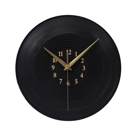 DiMaddie Stylish Vinyl Record Wall Clock Vinyl Record Clocks For Walls Vinyl Record Battery Operated Wall Clock Vinyl Clock Record Wall Clock