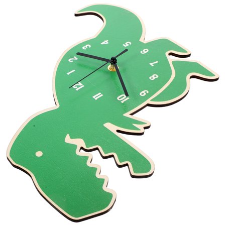 Dinosaur Clock Kids Alarm Clock Room Desk Clock Mute Clock Homedecor Cute Wall Clock Home Silent Clock Student