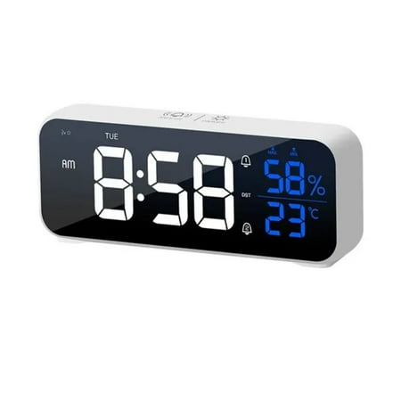 DOMNGW w level of sophistication. Upgrade your morning routine with this sleek and stylish LED alarm clock. With its sleek design and practical features this chic clock is the perfect ad