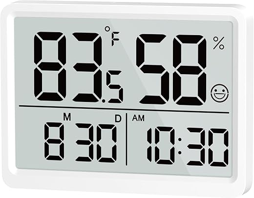 Best Lcd Digital Temperature Humidity Meter Hygrometer Clocks