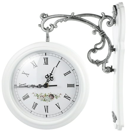 Double Sided Wall Clock Double Sided Hanging Clock Double Sided Rotation Clock