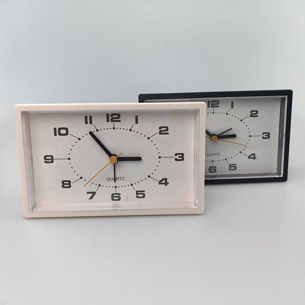 Easy to Read For Bedroom Alarm Clock Silent Non Ticking Child Friendly Design