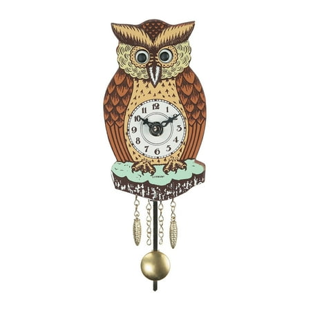 Engstler Battery-operated OWL wall Clock - Mini Size