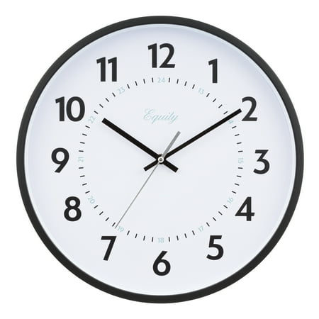 Equity by La Crosse 25509 14 Inch Basics Commercial Quartz Wall Clock