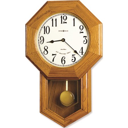 Fashion Elliott Oak Finish Quartz Wall Clock (13.5 X 3.75) Made In China gl6515