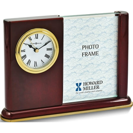 Fashion Portrait Caddy 3.5X5 Photo Rosewood Finish Quartz Clock (8 X 1.5) Made In China gl3082