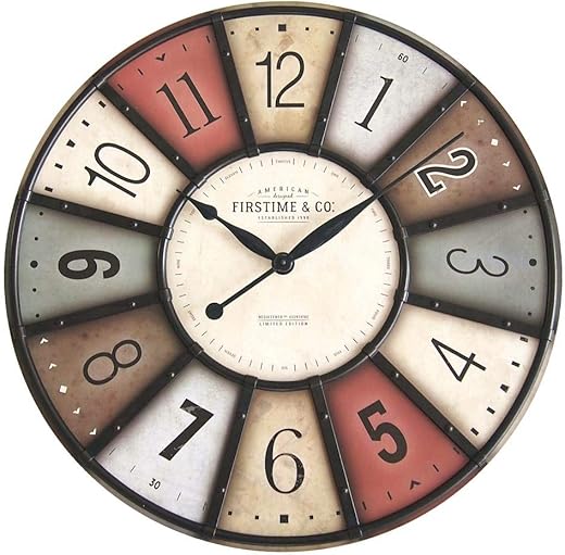 FirsTime & Co. Color Motif Wall Clock, 27