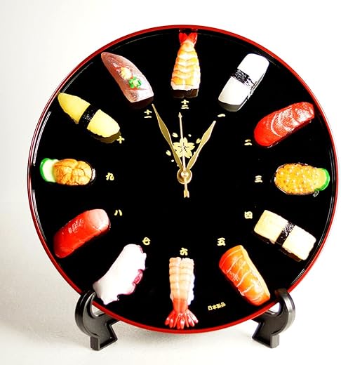 flavorbox CL-27S Sushi Clock for Foreign Visitors to Japan