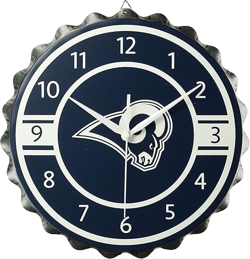 FOCO NFL Unisex Bottlecap Clock