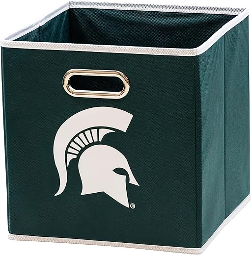 Franklin Sports NCAA College Team Fabric Storage Cubes Made to Fit Storage Bin Organizers (11x10.5x10.5)