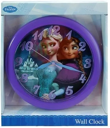 Frozen Wall Clock "10 Elsa and Anna