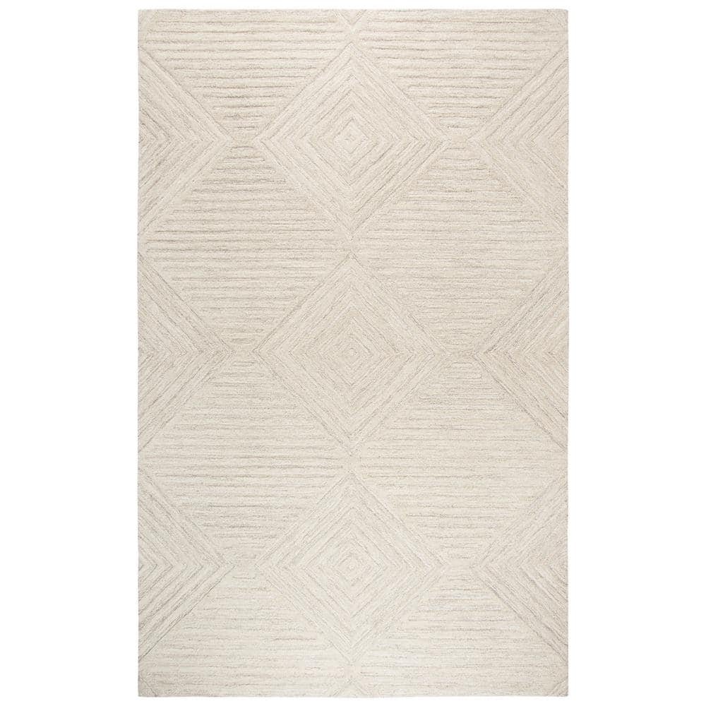 Geneva Ivory 8 ft. x 10 ft. Solid Area Rug
