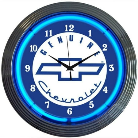 GENUINE CHEVROLET NEON CLOCK – 8CHEVY