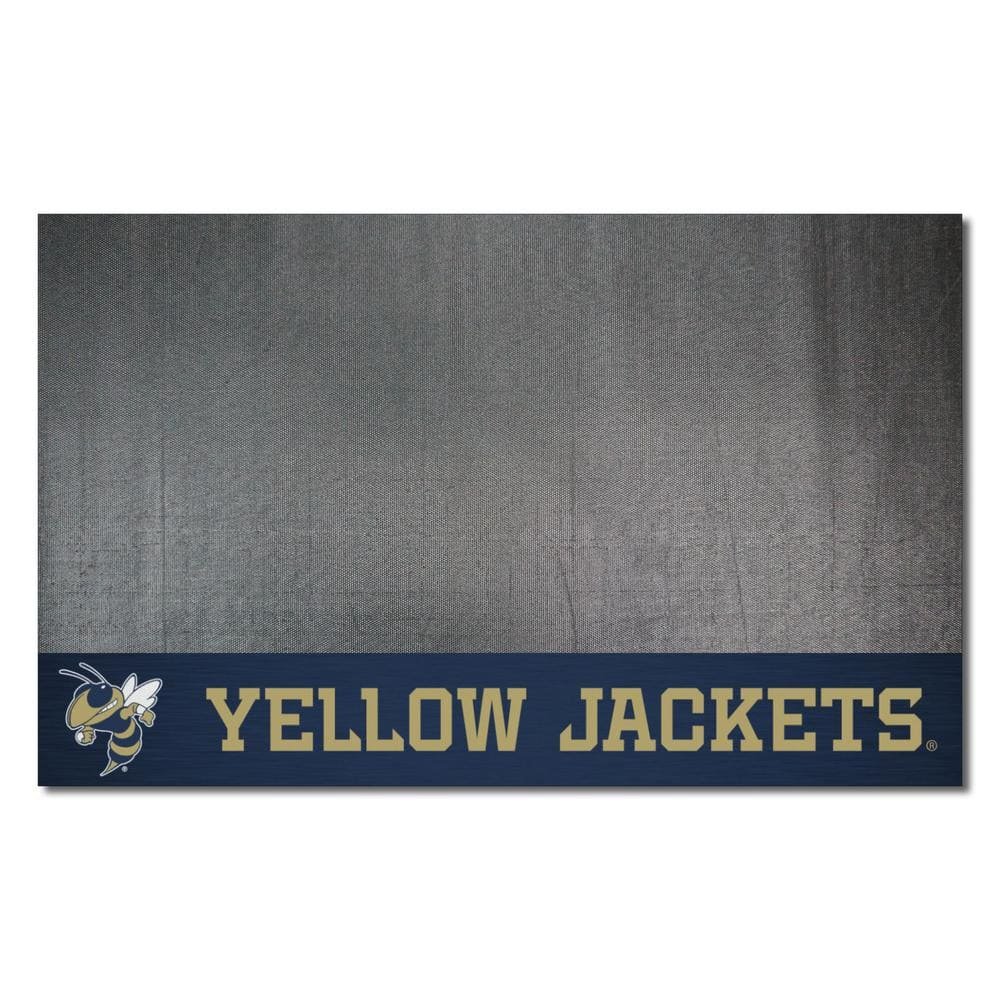 Georgia Tech Yellow Jackets Vinyl 42 in. Grill Mat