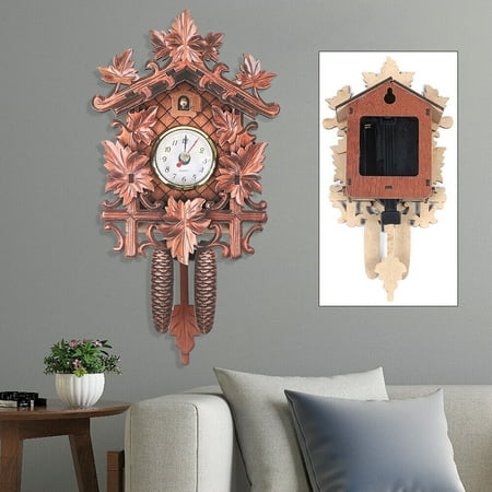 Germany Black Forest Cuckoo Clock Wooden Wall Clock with Pendulum New