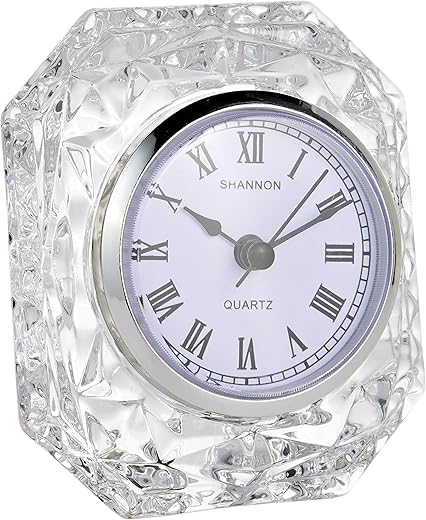 Godinger Emerald Clock - Crystal