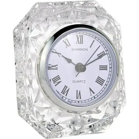 Godinger Emerald Clock Crystal