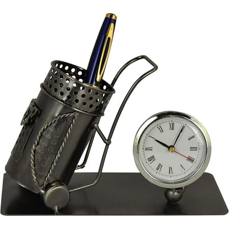 Golf Bag and Desk Clock