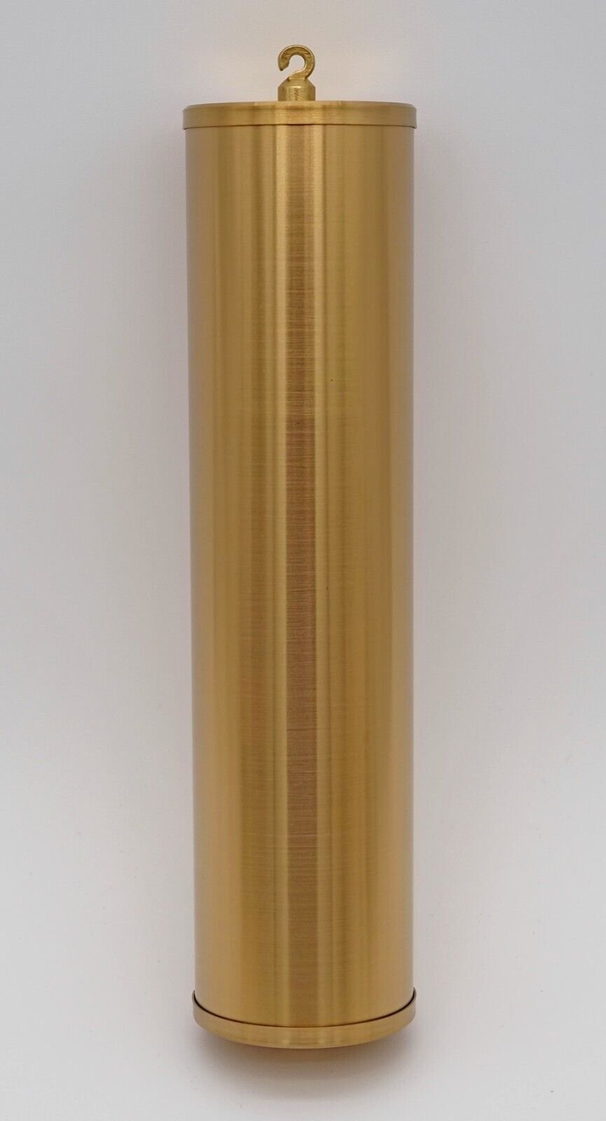 Grandfather Clock Weight Single Shell 60 x 245 mm Brushed Brass Howard Miller