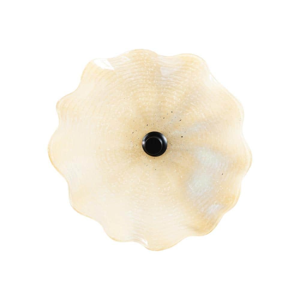 Hand Blown Candice 9 in. Wide Hand Blown Art Glass Wall Decor...