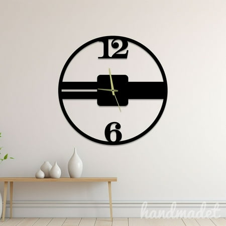 Handmadetneonsign Modern Wall Clock Unique, Year Date Round Wall Clock, Text Oversize Wall Clock 55816