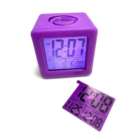 High-Quality Silicone Alarm Clock with LED Display and Protective Sleeve -