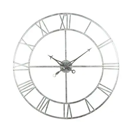 Hill Interiors Foil Skeleton Wall Clock