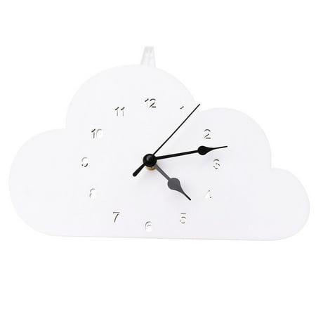 Household The Clouds Clocks White for Bedroom Loose Leaf Photo Book Cloud-shaped Dorms