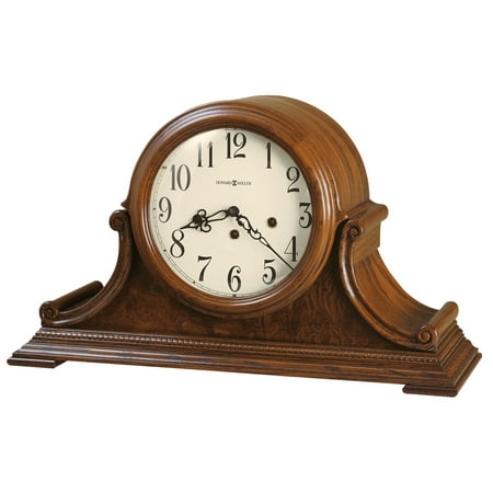 Howard Miller 630222 11-1/4 X 19 Hadley Hardwood Analog Table Top Clock - Yorkshire Oak