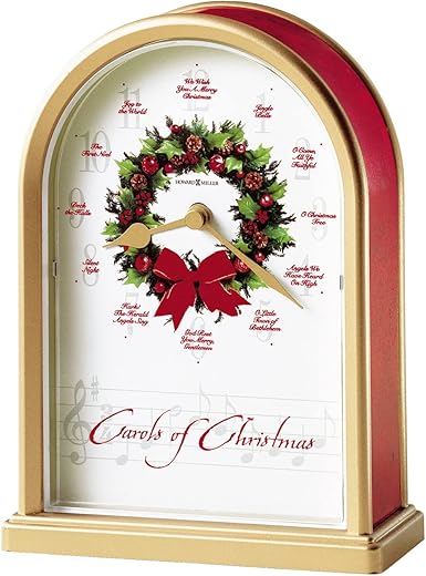 Best Musical Christmas Holiday Table Clocks