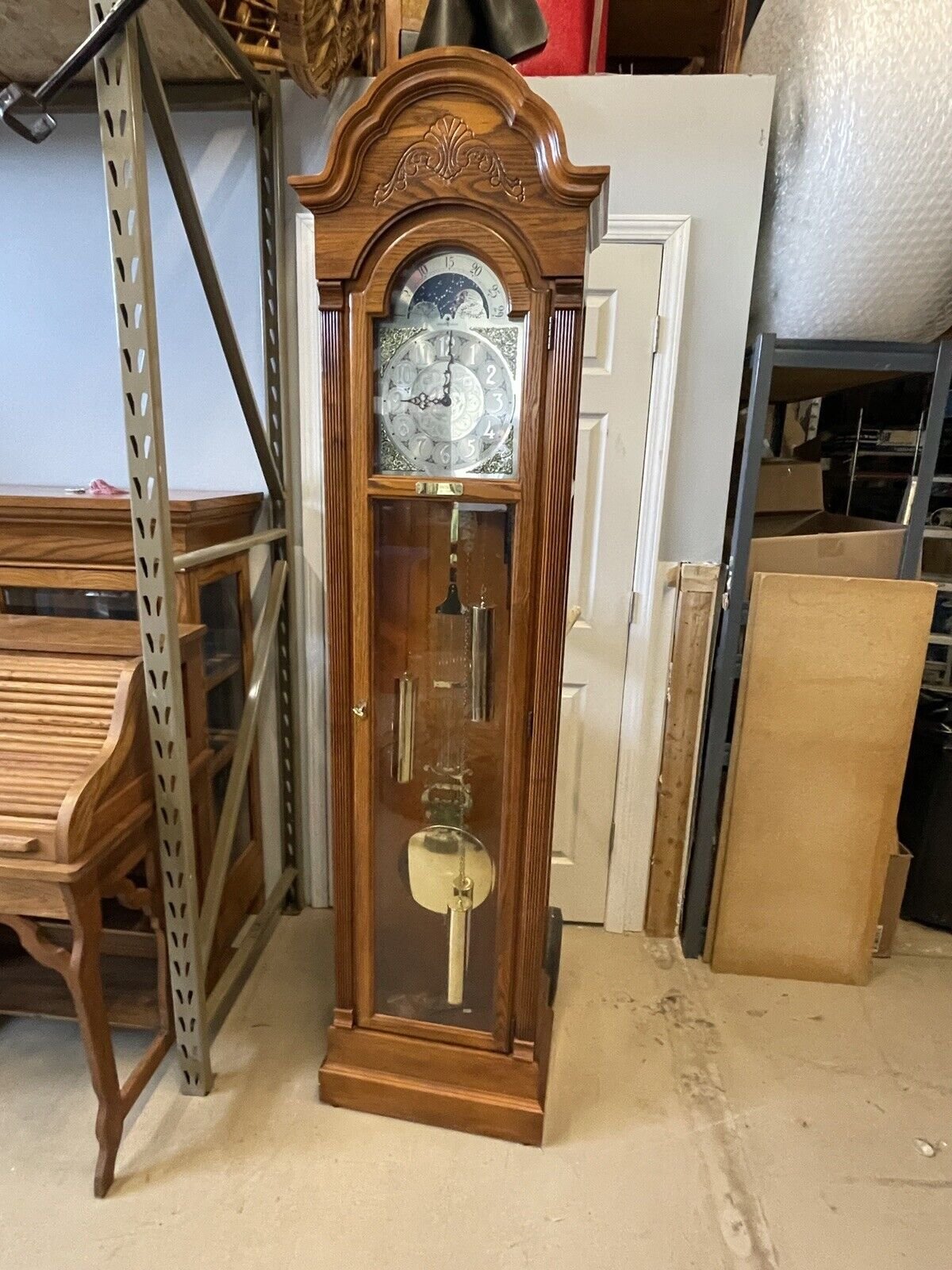 Howard Miller Grandfather Floor Clock No. 610-569 moon phase