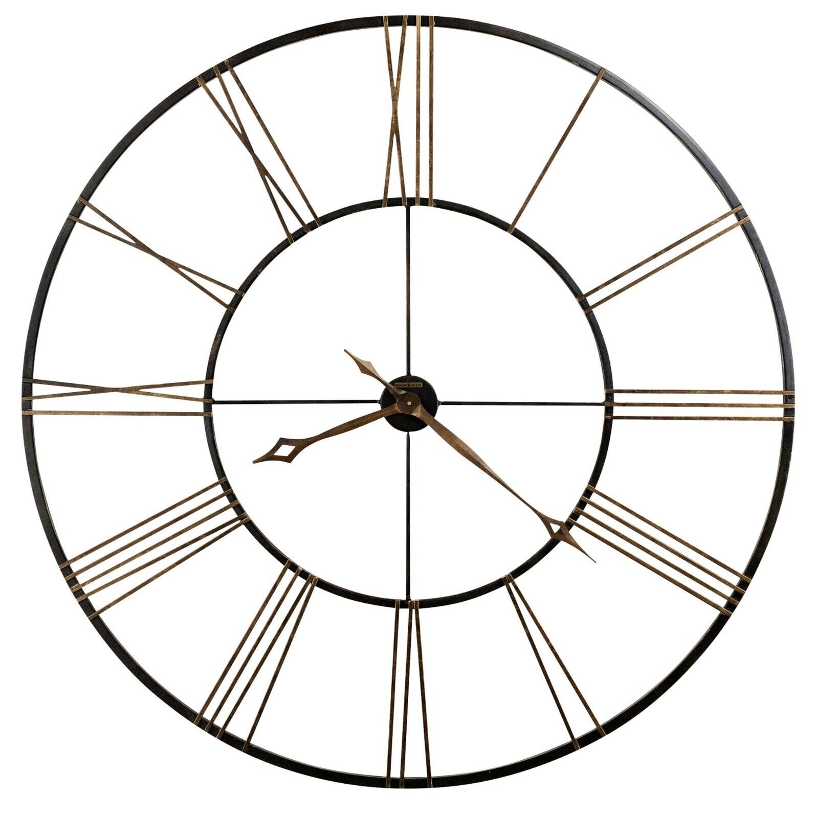 Howard Miller Postema Gallery Wall Clock 625406 Oversized Wrought-Iron Clock