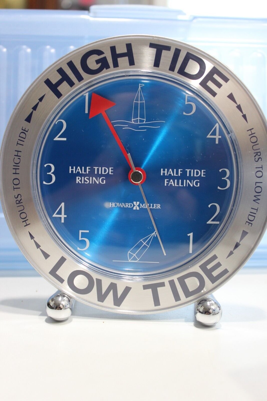 Howard Miller Tide Mate III Table Clock 645527 Atlantic Ocean Tide Clock