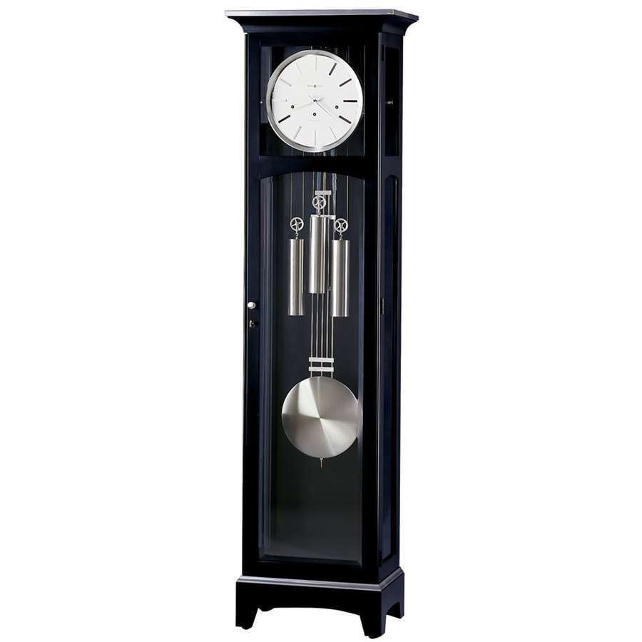 Howard Miller Urban Floor Clock III Floor Clock, Black Satin - 660125