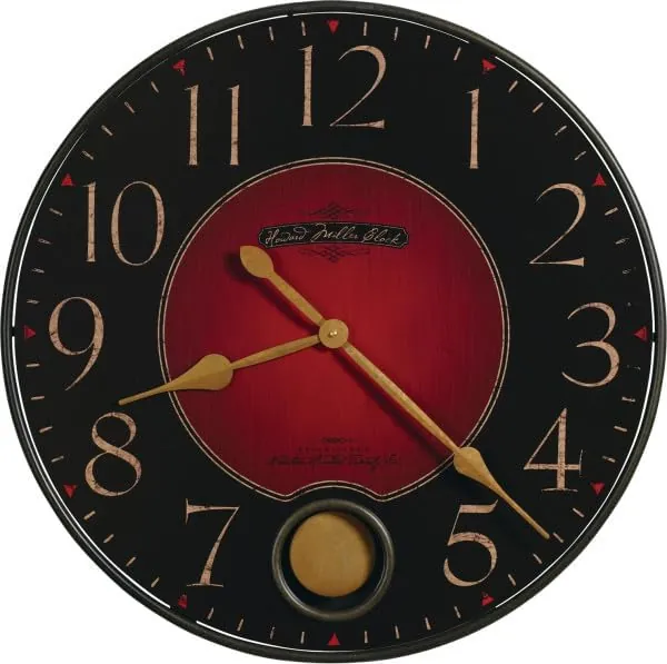 Howard Miller Vanderbilt Wall Clock II 549-510 – Oversized Wrought-Iron with Quartz Movement