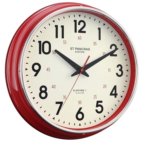 Best Vintage Red Metal Clocks