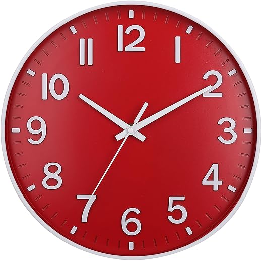 Best Modern Large Red Wall Clocks